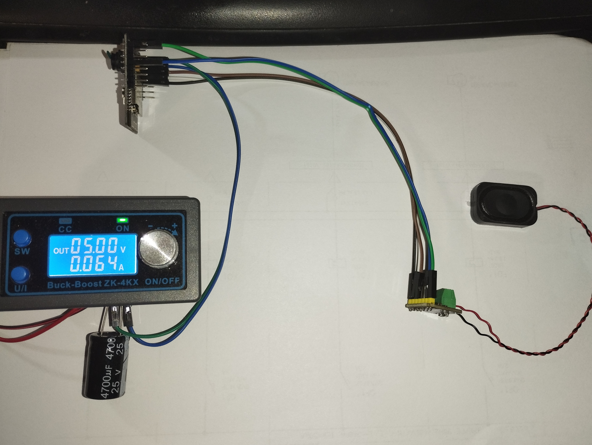 ESP32-CAM. Mono zvuk.